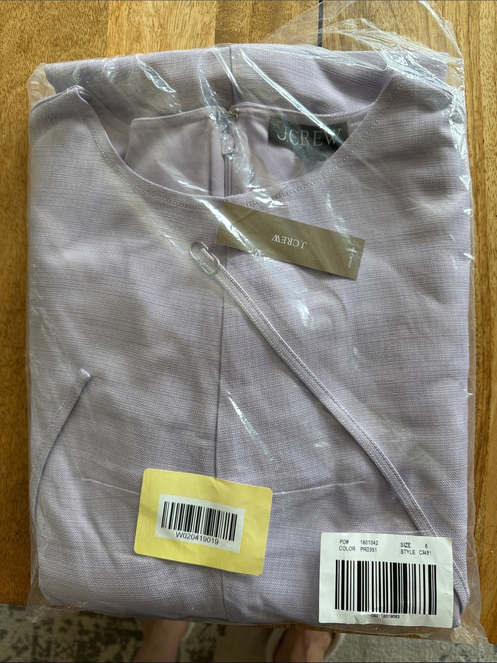 J. Crew Mathdile dress in luster canvas